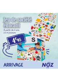 Prospectus Noz Montceau les Mines : Jeu de société éducatif