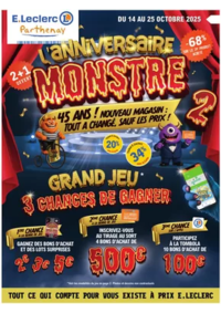 Prospectus E.Leclerc PARTHENAY : PROMOS MONSTRES 2