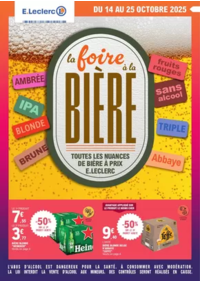 Prospectus E.Leclerc SARLAT : FOIRE A LA BIERE - MIXTE