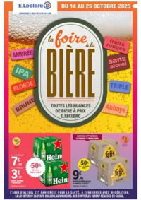 Prospectus E.Leclerc GHISONACCIA : FOIRE A LA BIERE - MIXTE