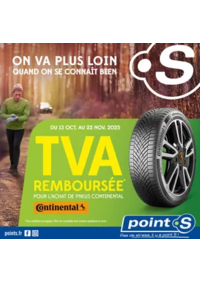 Prospectus Point S GOMETZ LA VILLE : Du 13 octobre au 22 novembre, profitez de nos offres exclusives pour préparer votre véhicule et votr