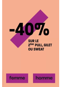 Prospectus Scottage SAINT CLAUDE LES GALERIES : Pulls, sweats et gilets Femme et Homme