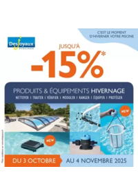 Prospectus Desjoyaux Piscines Valréas : Jusqu'à -15%