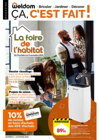 Prospectus Weldom ST ETIENNE DE ST GEOIRS : La foire de l’habitat