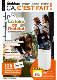 Prospectus Weldom NOEUX LES MINES : La foire de l’habitat