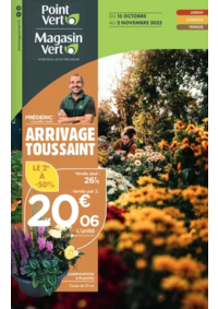 Prospectus Point Vert Givry-en-Argonne : ARRIVAGE TOUSSAINT