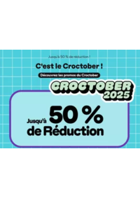 Prospectus CROCS Vélizy-Villacoublay : Jusqu'à -50% de réduction