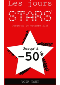 Prospectus Toscane AVIGNON : Jours Stars : Toute la sélection