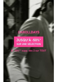 Prospectus Caroll Salon de Provence : CAROLL DAYS : JUSQU'À -50%