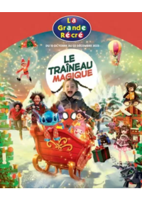 Prospectus La grande Récré LEVALLOIS PERRET : Le traîneau magique