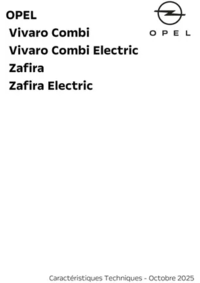 Prospectus Distributeur OPEL VARENNES MOTORS SARL VARENNES-SUR-SEINE : Opel Zafira et Vivaro Combi