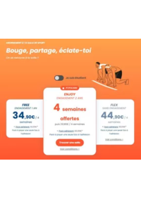 Prospectus L'Orange bleue Fitness Redon : Bouge, partage, éclate-toi