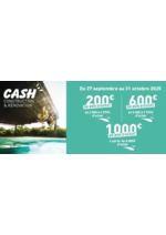 Promos et remises  : Cash construction et rénovation