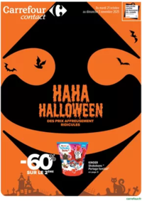 Prospectus Carrefour Contact Montfort-en-Chalosse : HAHA HALLOWEEN