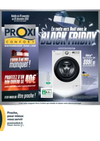 Prospectus Proxi Confort LIGNY EN BARROIS : ProxiConfort BP Black Friday 2025