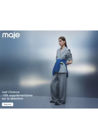 Prospectus Maje VELIZY : Last Chance