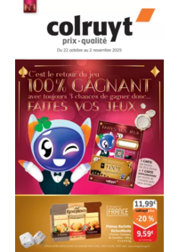 Prospectus Colruyt GRANDVILLARS : Faites vos Jeux