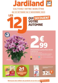 Prospectus Jardiland VANNES : LES 12J QUI SECOUENT VOTRE AUTOMNE