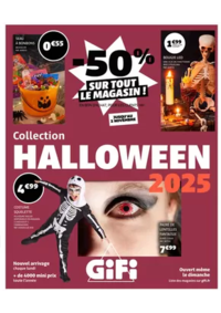 Prospectus Gifi LISIEUX : Collection HALLOWEEN