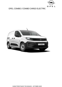 Prospectus Distributeur OPEL GARAGE SUTTER ET FILS SARL CERNAY : Opel Combo Cargo