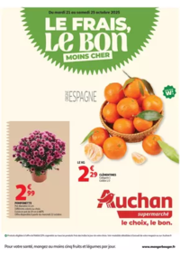 Prospectus Auchan Supermarché Orchies : Le frais, le bon moins cher