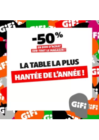 Prospectus Gifi : Pour un dîner en famille ou un goûter d’enfer avec les enfants, on a tout ce qu’il faut pour une déco 100% Halloween