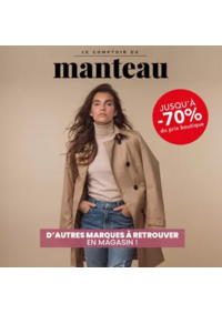 Prospectus Stokomani Pont-du-Château : Dépêchez-vous ! Destockage de folie sur les manteaux "Le Comptoir du Manteau" au prix unique de seul
