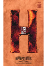 Prospectus Hippopotamus : Carte AUTOMNE-HIVER 2025