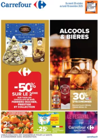 Prospectus Carrefour Contact PERLES-ET-CASTELET za Allée du Bois d'Esquers : ALCOOLS & BIÈRES