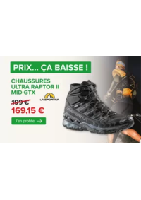 Prospectus Au Vieux Campeur STRASBOURG  : CHAUSSURES ULTRA RAPTOR II MID GTX