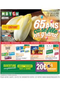 Prospectus Supermarchés Match Haguenau : 65 ANS ça se fête en grand
