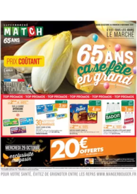 Prospectus Supermarchés Match Calonne-Ricouart : 65 ANS ça se fête en grand