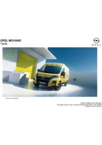Prospectus Distributeur OPEL GARAGE GIRAUDEAU LA MEILLERAIE-TILLAY : Opel Movano