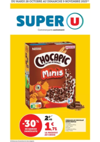 Prospectus Super U PARIS - AV. CLICHY : Catalogue SUPER U