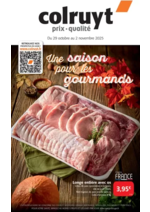Prospectus Colruyt : Une saison pour les gourmands