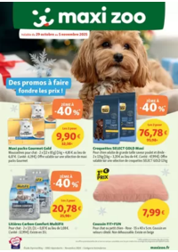Prospectus Maxi zoo St Herblain : National : Maxi Zoo, Des promos à faire fondre les prix !