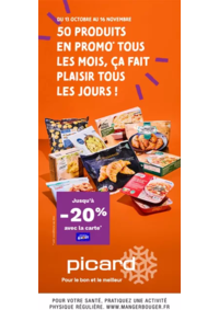 Prospectus Picard CHELLES : 50 produits en promo tous les mois, ça fait plaisir tous les jours !