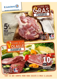Prospectus E.Leclerc SAINT JEAN DU FALGA : FOIRE AU GRAS - DATES 1