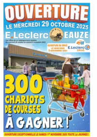Prospectus E.Leclerc EAUZE : ouverture 2025