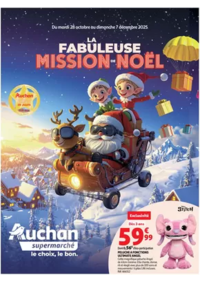 Prospectus Auchan Supermarché Saint-Germain-lès-Corbeil : La fabuleuse mission de Noël dans votre super