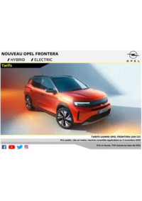 Prospectus Distributeur OPEL MORGAN'S SAS COGNAC : Opel Nouveau Frontera