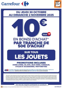 Prospectus Carrefour CORBEIL : OPÉRATION BON(S) D’ACHAT