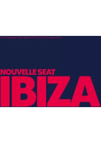 Prospectus Distributeur et Point Service SEAT AUBAGNE : SEAT Nouvelle Ibiza