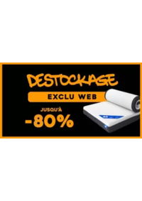 Prospectus Le Roi du Matelas Saint-Pol-Sur-Mer : Offre Destockage jusqu'à -80%