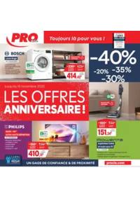 Prospectus Pro&Cie Conches-en-Ouche : LES OFFRES ANNIVERSAIRE