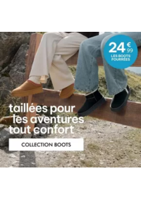 Prospectus Gemo AUBERGENVILLE : Bottines et boots pour femme du 35 au 41