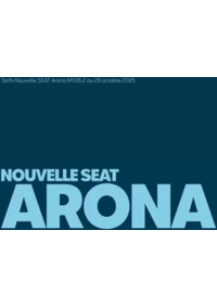 Prospectus Distributeur et Point Service SEAT LE GOND PONTOUVRE : SEAT Nouvelle Arona