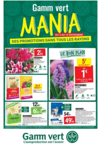 Prospectus Gamm vert MARCIAC : MANIA DES PROMOTIONS DANS TOUS LES RAYONS