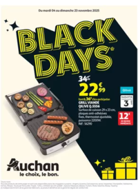 Prospectus Auchan CALAIS : Les Black Days c'est parti !