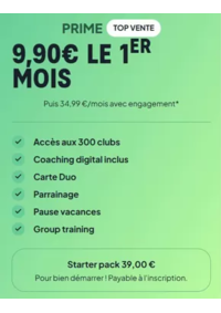 Prospectus Keep Cool Lyon 8 : Starter pack 39,00 €